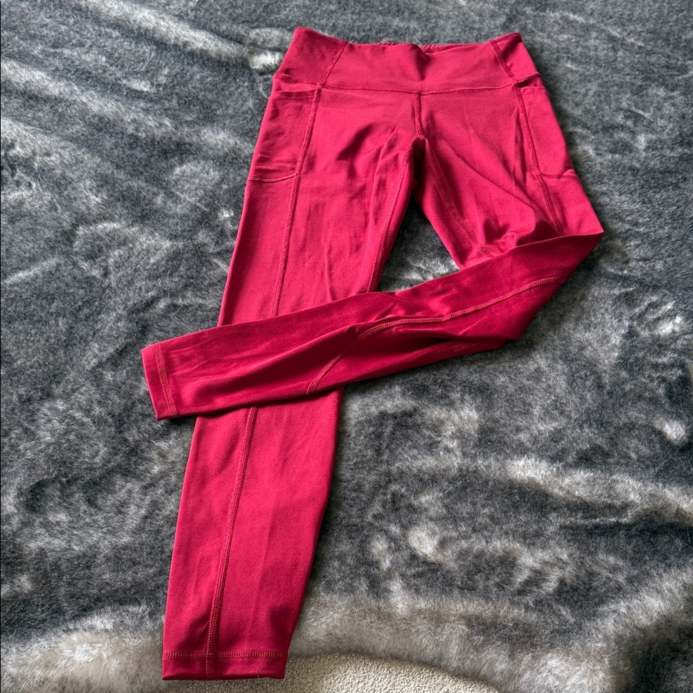 Set of 3 Victoria’s Secret VSX Vibrant Leggings in Red, Pink, and Black - Picture 2 of 9